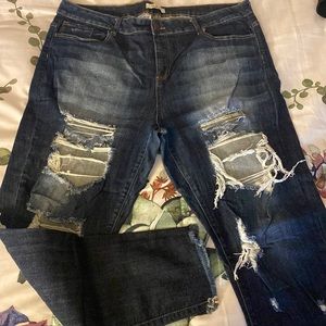 Distressed Jeans
